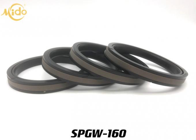 Уплотнение поршеня SPGW 160 гидравлическое, представление уплотнения набора уплотнения кота сопротивления носки высокое 0